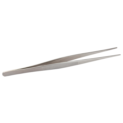 TableCraft Products 10754 6 1/4" L Stainless Steel Bar Tweezers