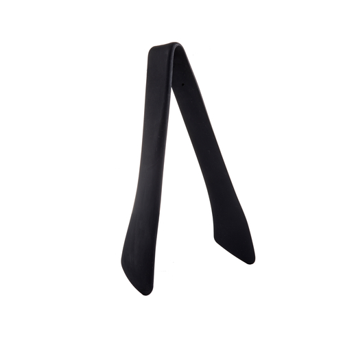 TableCraft Products 39101 9" Black Stainless Steel & Silicone Tongs