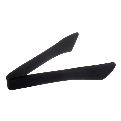 TableCraft Products 39102 12" Black Stainless Steel & Silicone Tongs