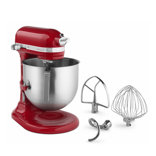 KitchenAid KSM8990ER Empire Red NSF 8 Qt. Commercial Stand Mixer - 120V 1 3/10 HP