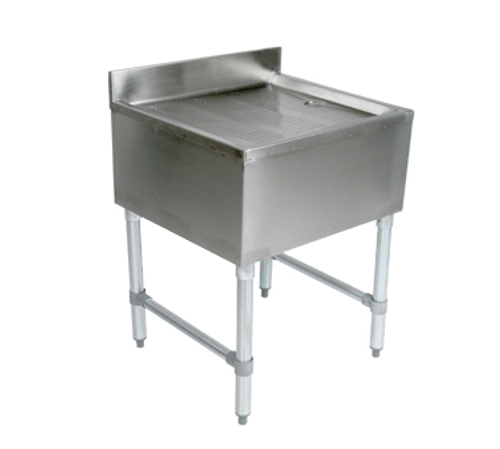 John Boos EUBD-1818 Stainless Steel Slim-Line Underbar Drainboard