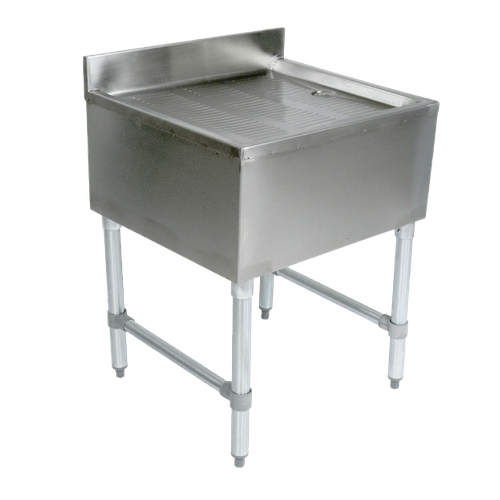 John Boos EUBD-1218 Stainless Steel Slim-Line Underbar Drainboard