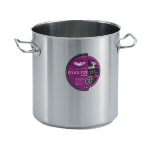 Vollrath 47726 76 Qt. Stainless Steel Intrigue Stock Pot