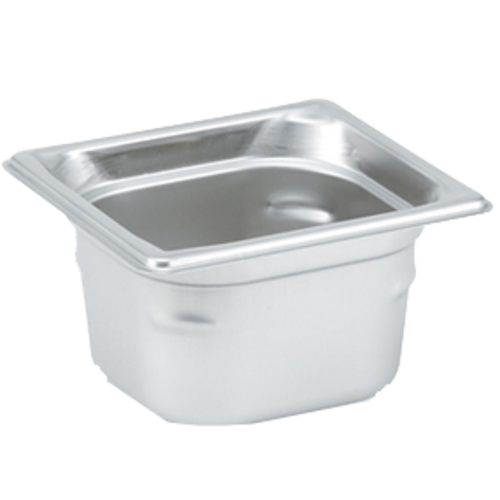 Vollrath 90622 1.1 Qt. 22 Gauge Stainless Steel Super Pan 3 1/6 GN Food Pan