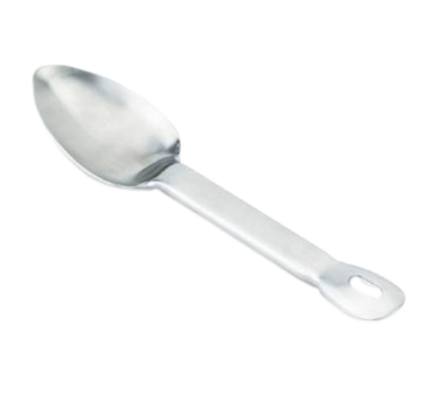 Vollrath 64403 13 1/4" L Solid 16 Gauge Stainless Steel One-Piece Heavy Duty Basting Spoon