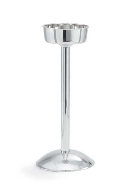 Vollrath 47621 8.63" D x 23.63" H Stainless Steel Weighted Base Wine Bucket Stand for Double Bucket