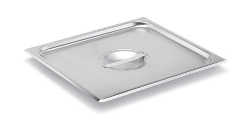 Vollrath 75110 2/3 Size Flat Solid Stainless Steel Super Pan V Steam Table Pan Cover