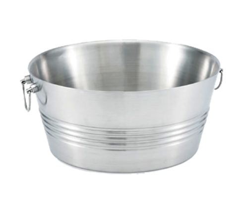 Vollrath 47225 Stainless Steel Large Round Tabletop Beverage Bin