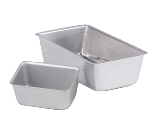 Vollrath 5436 4 1/8" D x 8 3/8" W x 2 3/8" H Aluminum Anodized Finish Loaf Pan