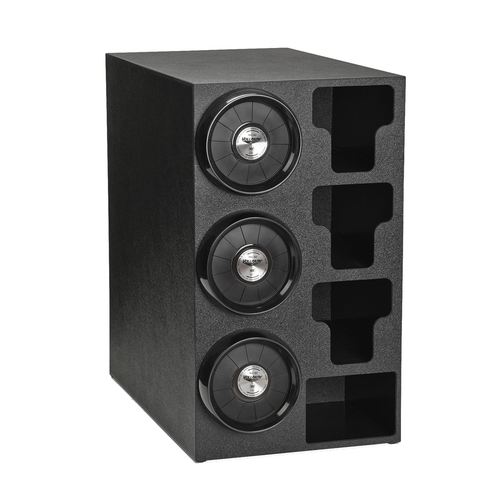 Vollrath G58806 Black Plastic Cabinet Style Cup Lid & Straw Dispenser LidSaver2