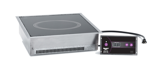 Vollrath 69505 17 3/8" W x 16 1/2" D x 4 3/4" H Single Hob Drop-In Ultra Series Induction Range - 208-240V 3.0-3.5kW
