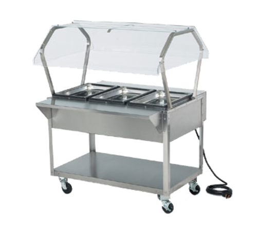 Vollrath 38064 61 1/4" W x 35 3/8" D x 23 1/2" H ServeWell Buffet Breath Guard