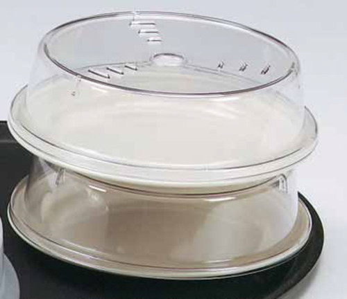 Vollrath 918-13 Clear Polycarbonate Fits Plates 8 1/2" To 9 1/8" 2 5/8" H Safe-Stack Plate Cover