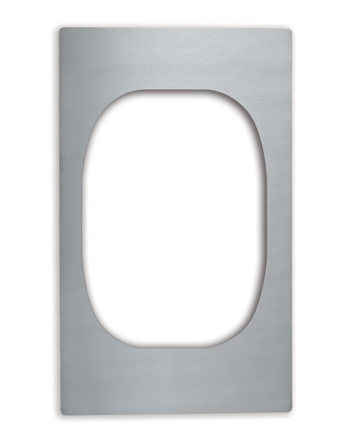 Vollrath 8242714 Overall Dimensions 21 1/8" W x 12 3/4" D Stainless Steel Plain Edge 1 French Oven Pan Cutout Miramar Single Size Template For Miramar Cookware