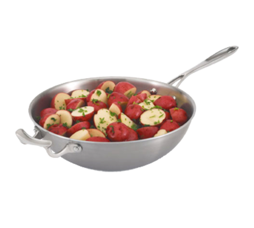 Vollrath 49418 5.19 Qt. 3-Ply Miramar Display Cookware Stir Fry Pan