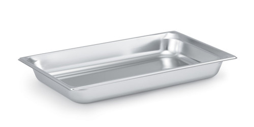 Vollrath 90012 5.7 Qt. 22 Gauge Stainless Steel Super Pan 3 1/1 GN Food Pan