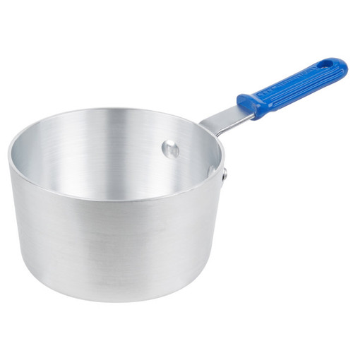 Vollrath 434112 1.5 Qt. 11 Gauge Aluminum Alloy Cool Handle with EverTite Riveting Wear-Ever Tapered Sauce Pan
