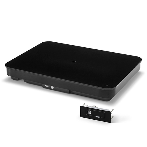 Vollrath 59508DW 23" W x 16" D x 3 1/16" H Black Tempered Ceramic Glass Top Drop In Mirage Induction Buffet Warmer - 120 Volts 375 Watts