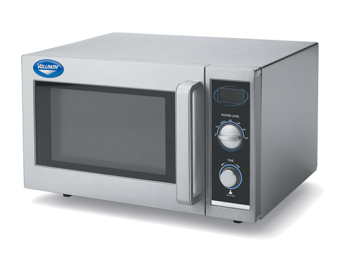 Vollrath 40830 14.38" W x 13.13" D x 7.81" H Stainless Steel Manual Control Microwave Oven