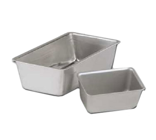 Vollrath S5433 Aluminum 4 1/4" x 8 1/2" x 3 1/8" SilverStone Loaf Pan