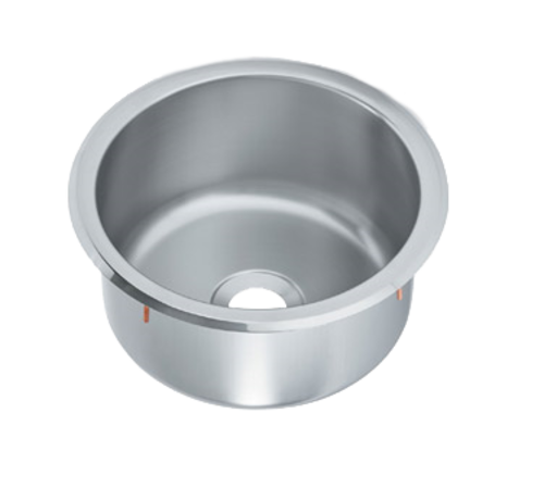 Vollrath 201260 12.25" W x 5.75" H 1 Compartment Stainless Steel Drop-In Sink