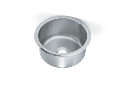 Vollrath 201260 12.25" W x 5.75" H 1 Compartment Stainless Steel Drop-In Sink