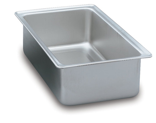 Vollrath 99780 22" W x 6" H x 14" D Full Size Dripless Bead Stainless Steel Water / Spillage Pan