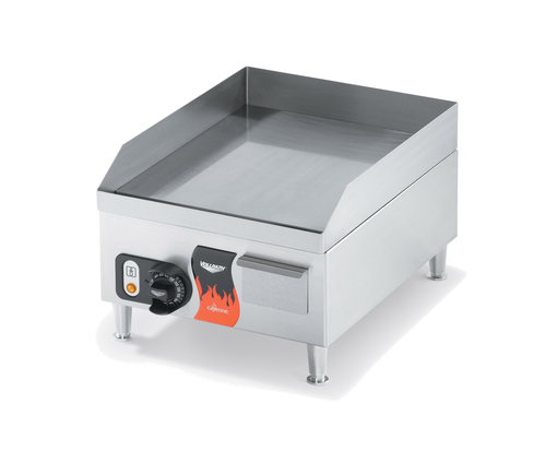 Vollrath 40715 14.25" W x 20" D x 12.5" H Stainless Steel Electric Counter Top Cayenne Griddle