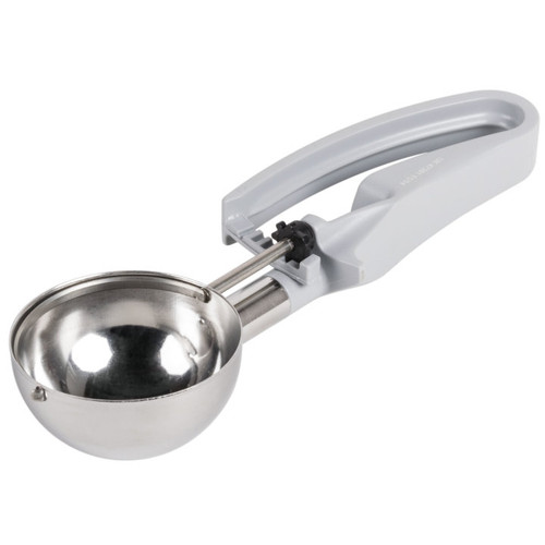 Vollrath 47391 3.7 Oz. Gray Stainless Steel Scoop & Shaft #8 Disher