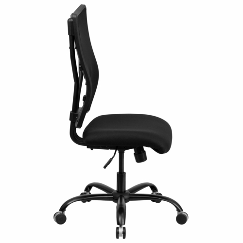 Flash Furniture WL-5029SYG-GG 400 Lb. Black High Back Design Hercules Series Big & Tall Executive Swivel Office Chair