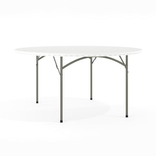 Flash Furniture RB-60R-GG Round 60" Dia x 29" H 661 Lb. Static Load Capacity Waterproof Folding Table