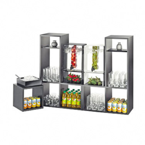 Cal-Mil 1933-96 38" W x 12" D x 24" H Small Removal Shelf Midnight Bamboo Library Display