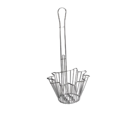 TableCraft Products 44080 Nickel Plated Steel Taco Salad Shell Basket