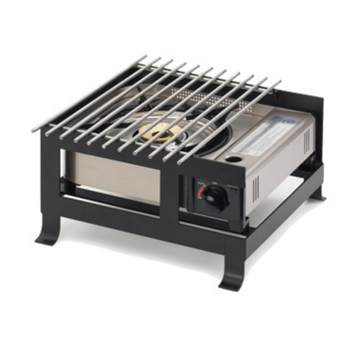 Cal-Mil 1576-13 14" W x 13-3/4" D x 7-1/4" H Black SoHo Butane Stove Frame Only