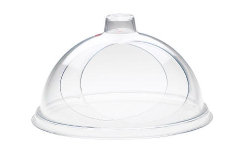 Cal-Mil 301-12 12" Dia. x 5.5" H Acrylic Clear Turn N Serve Gourmet Cover