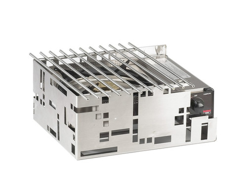 Cal-Mil 1617-55 13" W x 11" D x 6" H Stainless Steel Squared Butane Stove Frame Only