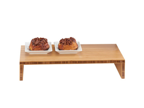 Cal-Mil 1934-4-60 20" W x 10" D x 4" H Bamboo Rectangle Natural Step Riser