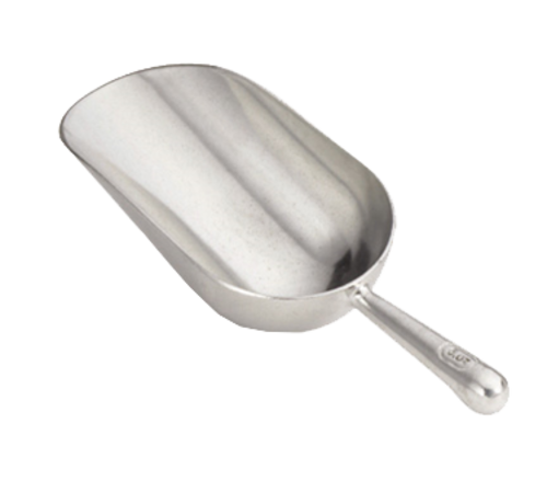 TableCraft Products 605 5 Oz. Round Bottom Aluminum Bar Ice Scoop