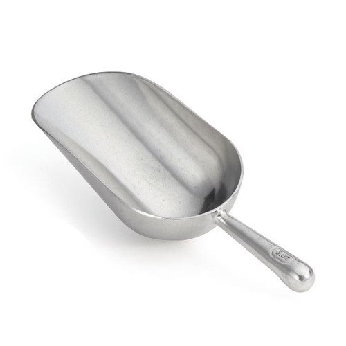 TableCraft Products 605 5 Oz. Round Bottom Aluminum Bar Ice Scoop