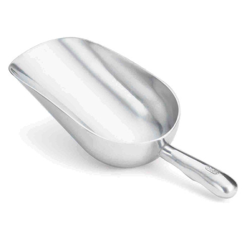 TableCraft Products 685 85 Oz. Round Bottom Aluminum Ice Scoop
