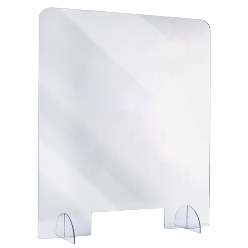 Alpine ALP410-3036-T 30 in. x 36 in. x 2 in. Clear Acrylic Sheet Table Top Protective Sneeze Guard