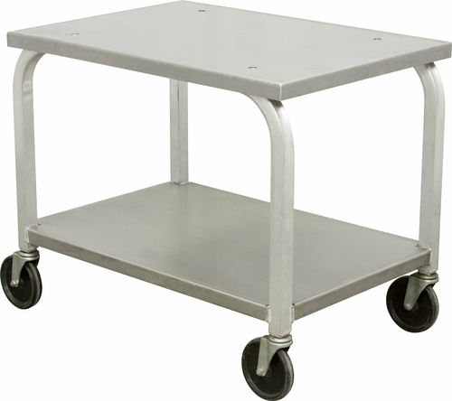 DoughXpress DXC-3 20" W x 31" H x 22" D 16 Ga Stainless Steel Top without Silent Air Compressor Dough Press Cart