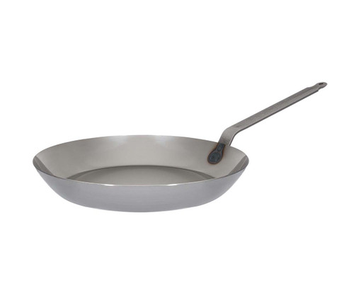 Matfer Bourgeat 062002 9.5" Dia Carbon Steel Induction Ready Frying Pan