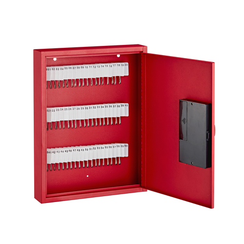 Alpine ADI680-60-RED 13" W x 2.60" D x 17" H Red Digital Lock Key Cabinet