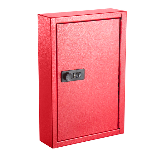 Alpine ADI682-40-RED 7.80" W x 2.30" D x 12" H Red Combination Lock 48 Key Capacity Kabinet Key