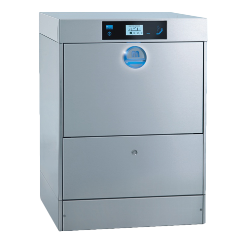 MEIKO UM GIO COMFORT AIR 23.6" W x 33.5" H x 23.6" D Electric Stainless Steel Fully Enclosed High Temp with Booster M-iClean Comfort Air Series Undercounter Glasswasher
