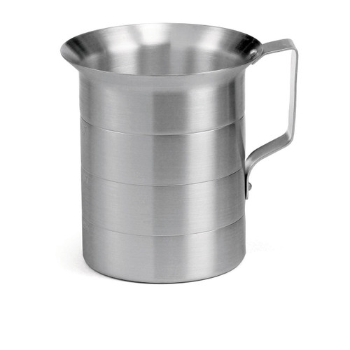 TableCraft Products 435 4 Qt. Aluminum Graduated Measure
