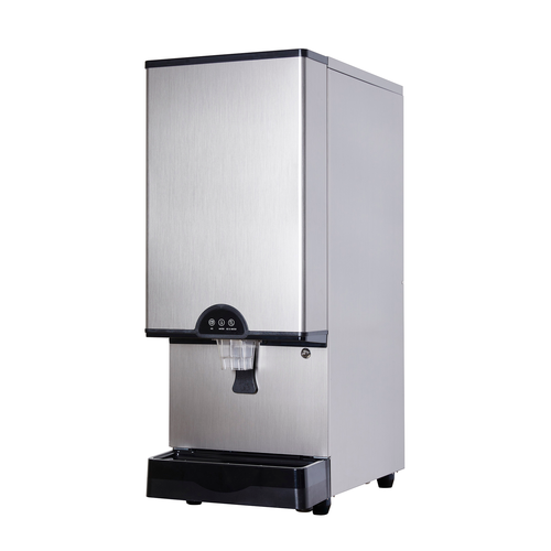 Icetro ID-0450-AN 30 Lbs. Storage Air Cooled Self-Contained Countertop Nugget-Style Ice & Water Dispenser - 115V