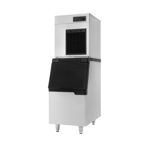 Icetro IM-0770-AF 22" W x 25.7" D x 26" H Stainless Steel Air Cooled Flake Style Ice Maker - 115 Volts 1-Ph