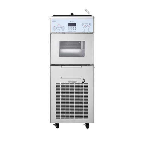 Icetro IS-0700-AS 21" W x 30" D x 56" H Stainless Steel Air Cooled Snow Flake Ice Machine - 208-230 Volts 1-Ph